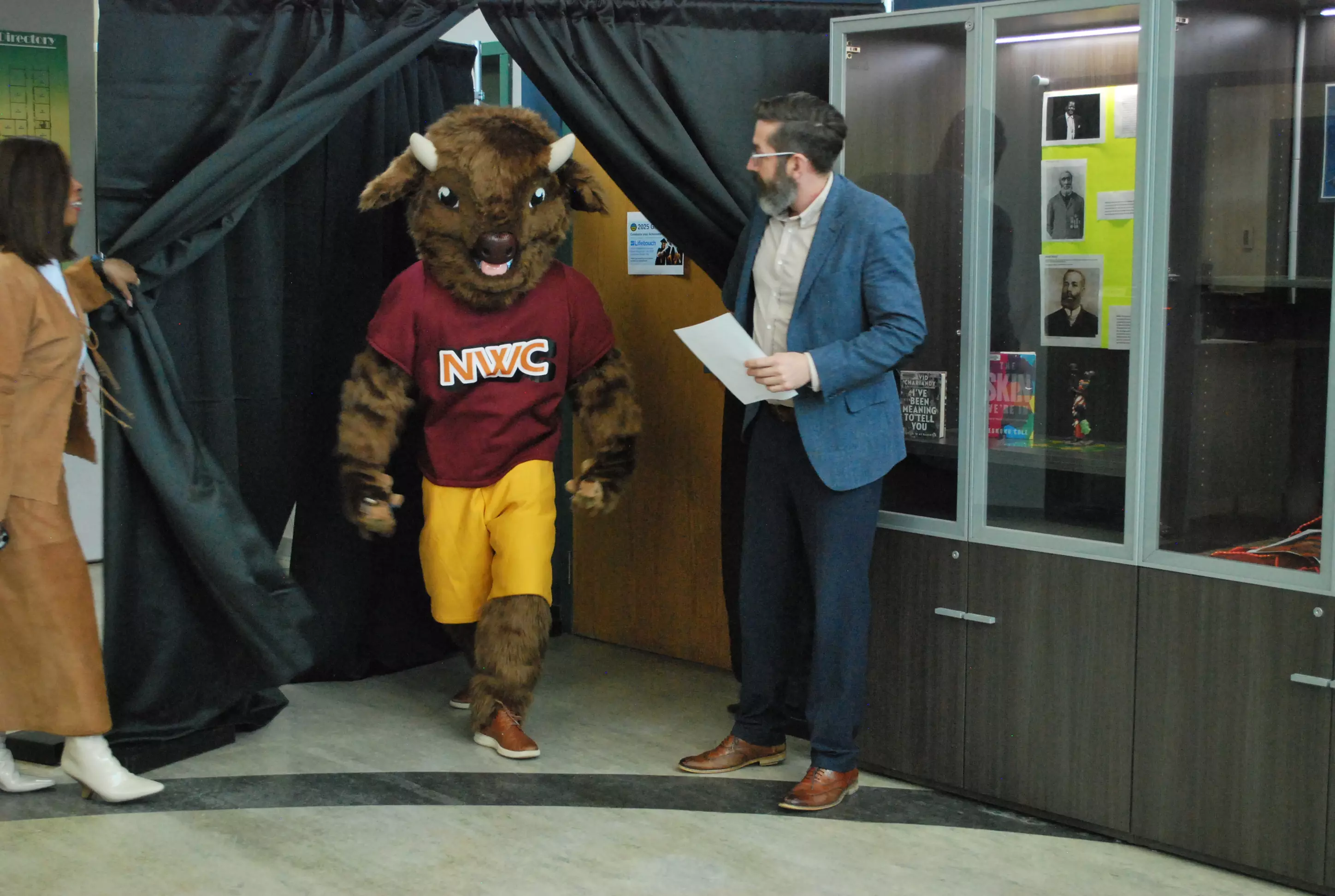 North West College Introduces Buffalo Mascot